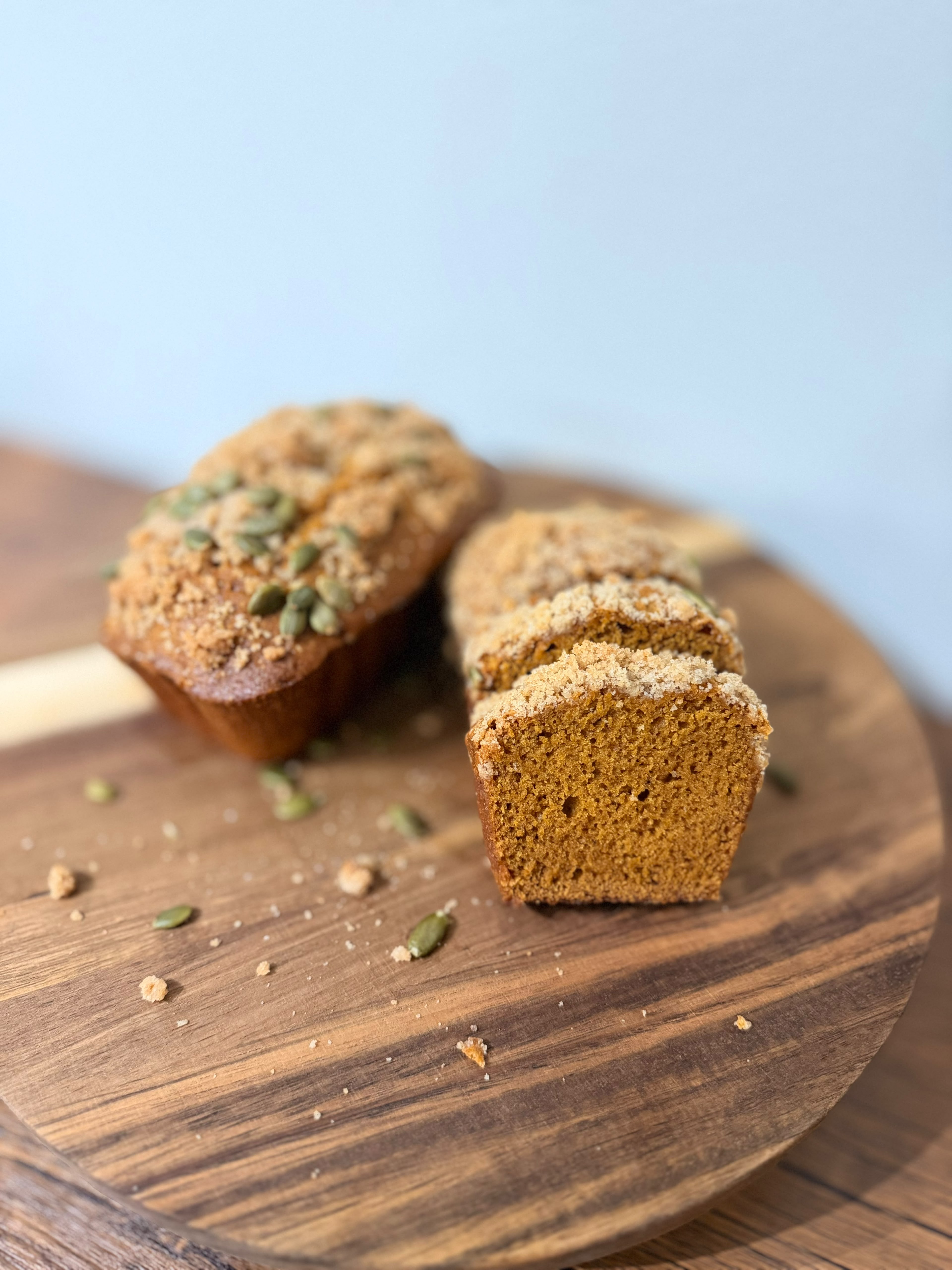 Gluten Friendly Pumpkin Streusel Loaf