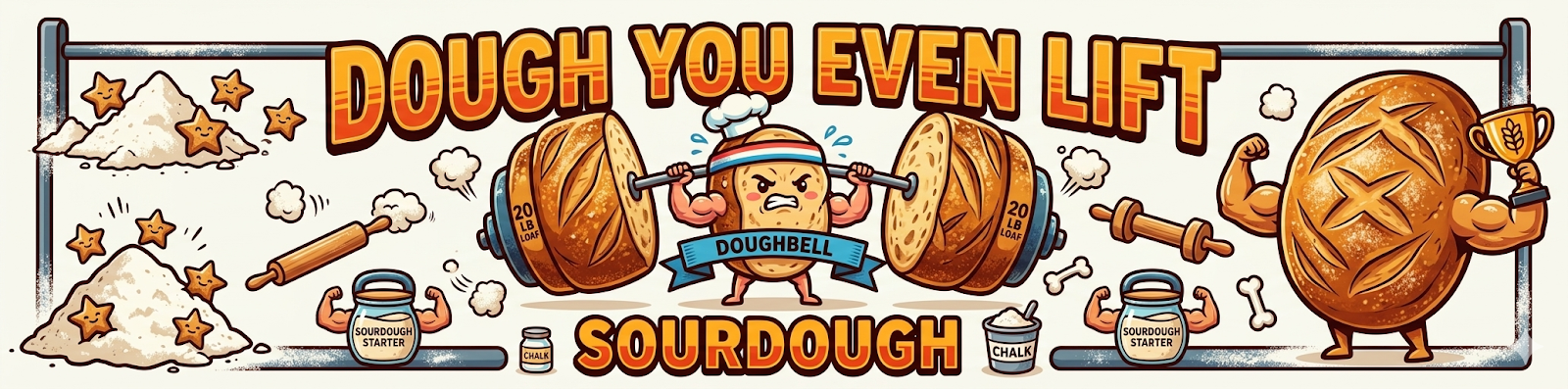 Dough You Even Lift Banner